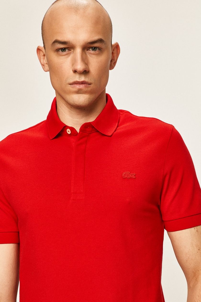 lindre Udfør skøn Lacoste polo shirt men's red color buy on PRM