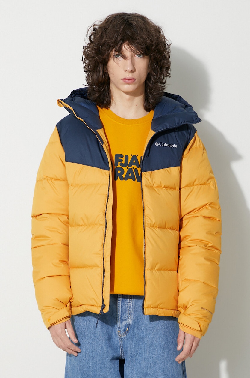 Columbia jacket Iceline yellow color at PRM US