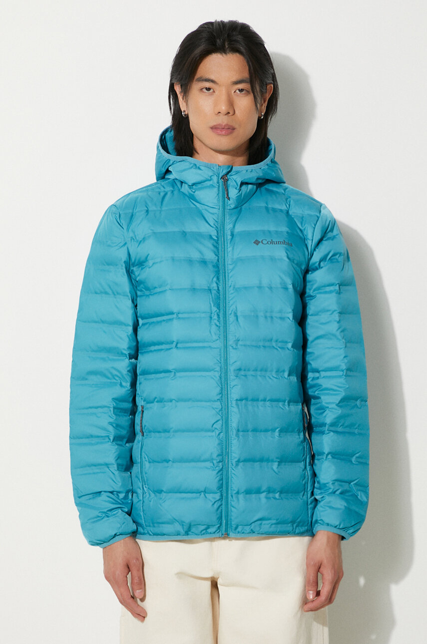 Columbia sports down jacket Lake 22 turquoise color at PRM US