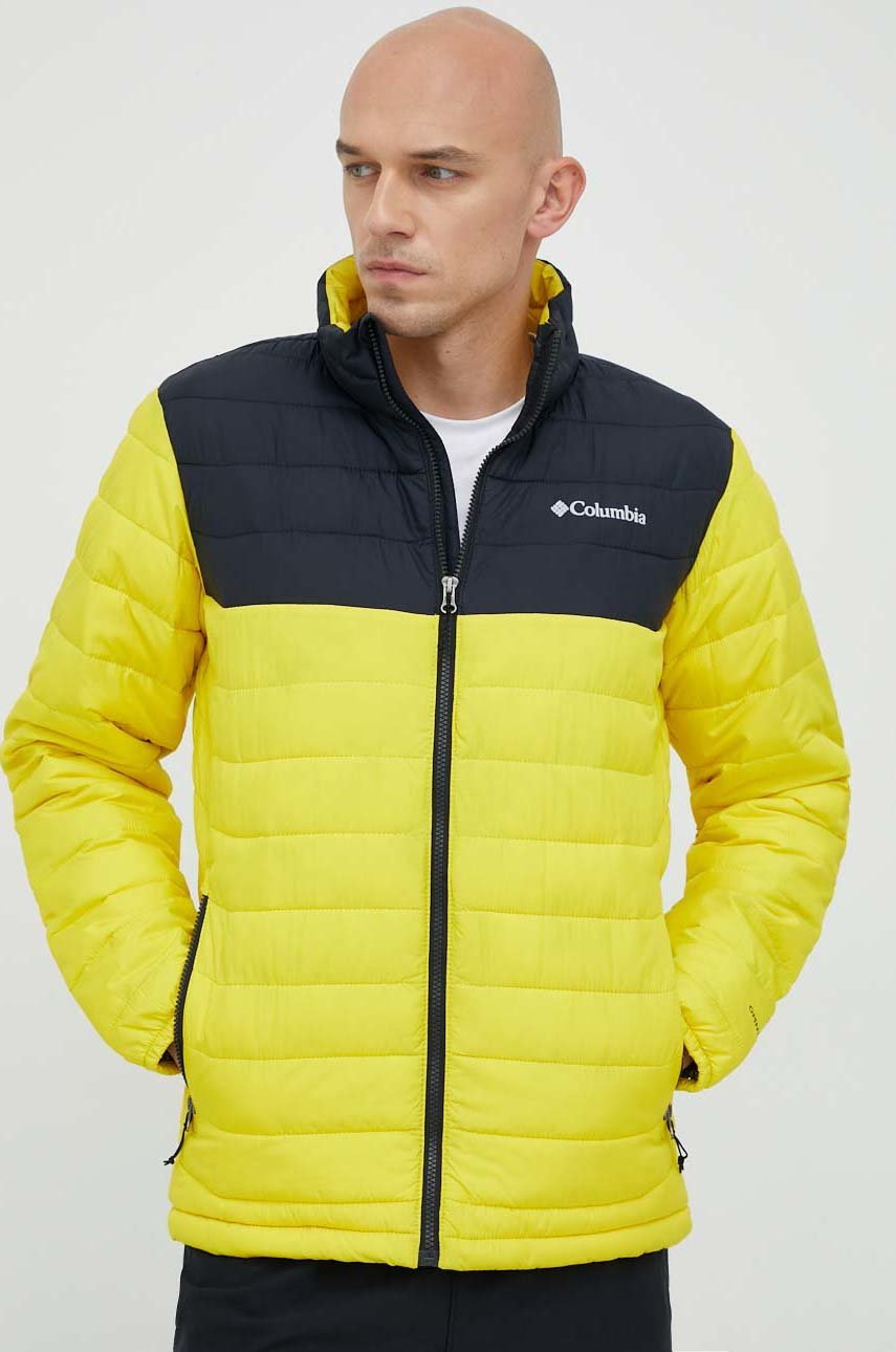 Columbia sports jacket Powder Lite Jkt yellow color 1698001