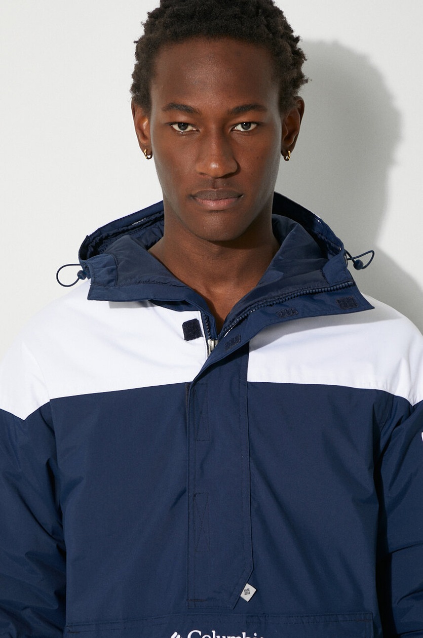 Giacca Antipioggia Columbia Uomo Taglia S - Modello HIKABOUND Omni-Tech Blu