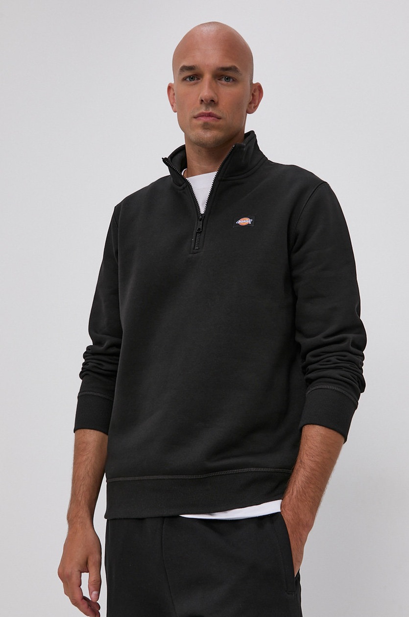 KOUKI☆ Кофта Dickies чоловіча колір чорний гладка | ANSWEAR.ua