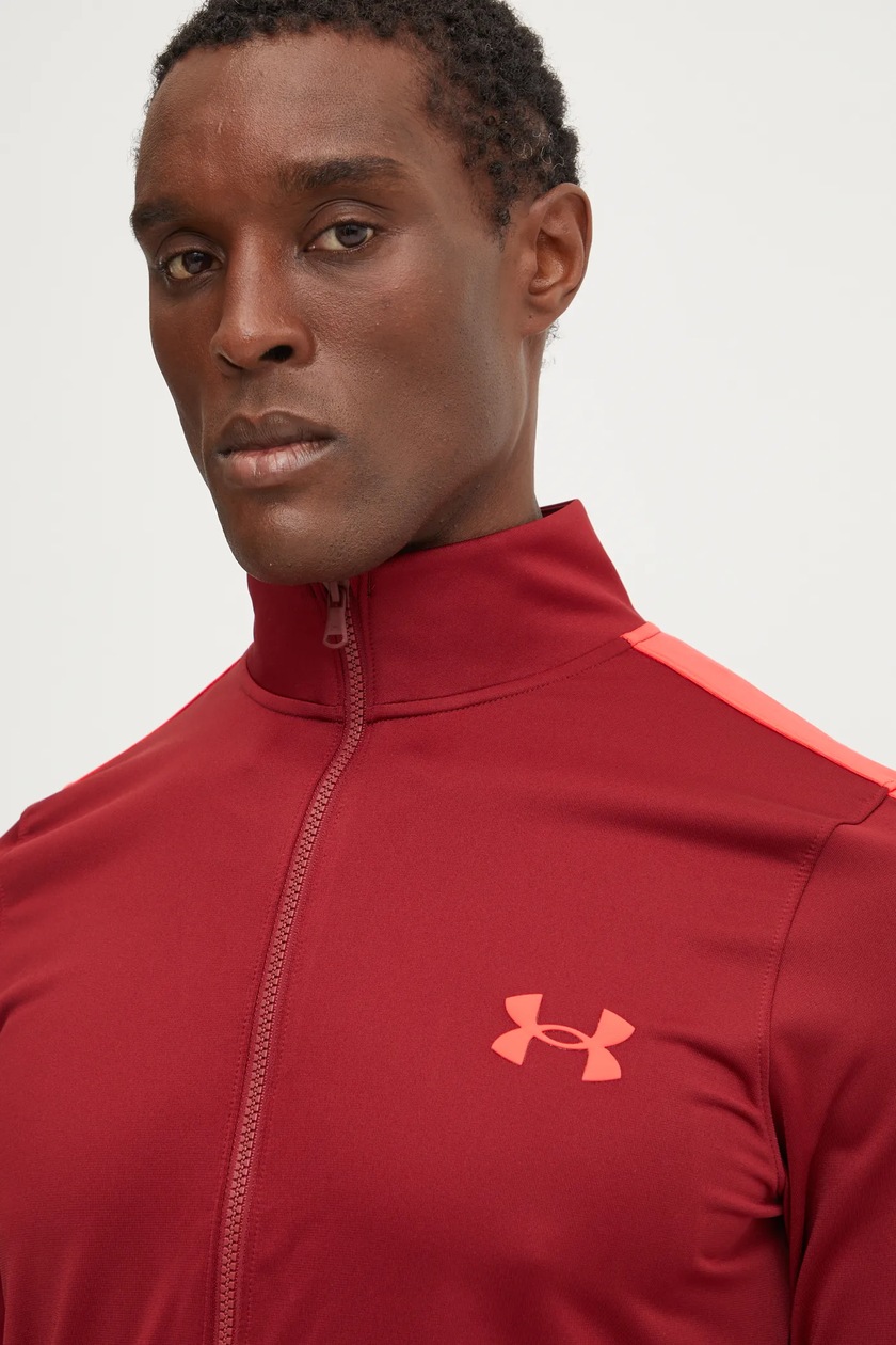 Under Armour dres sportowy Knit Track Suit kolor bordowy