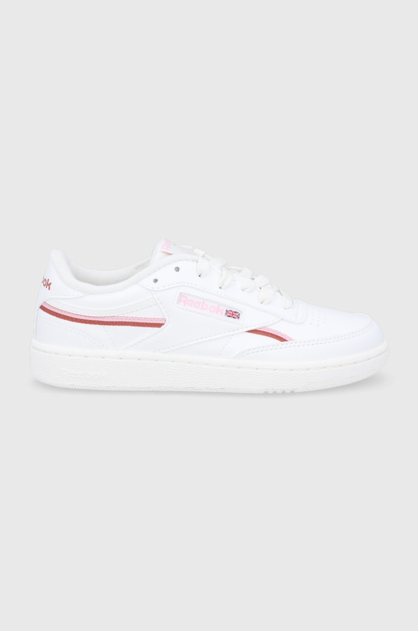 Ботинки Reebok Classic Club C 85 Vegan GX7570 цвет белый на плоском ходу |  ANSWEAR.ua