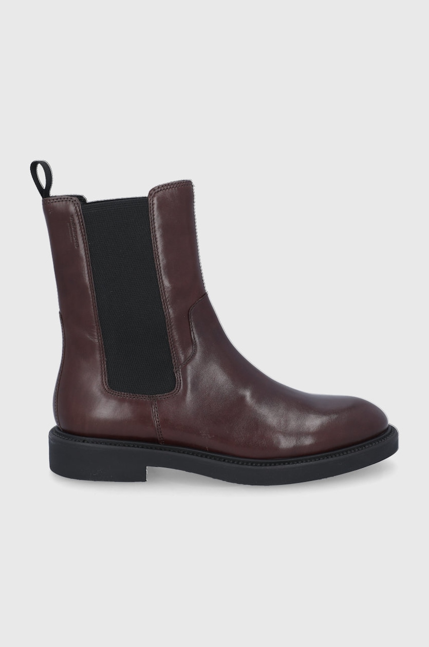 DREAM PAIRS Stivaletti Chelsea Donna In PU – Fodera In Pelliccia Sintetica Calda, Suola TPR Antiscivolo, Taglio Classico Per Autunno E Inverno