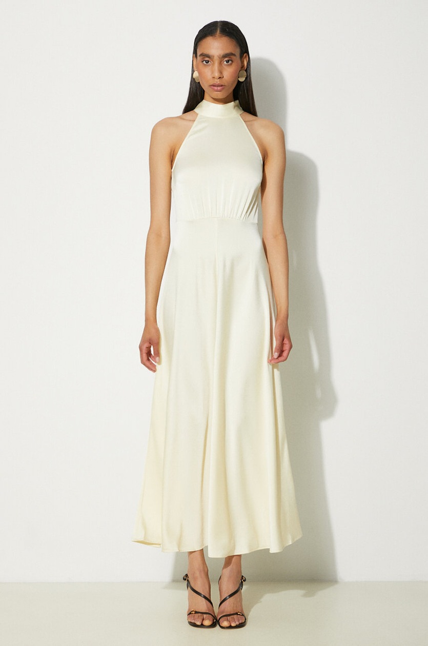Samsoe Samsoe dress Rheo yellow color F20500071 at PRM US