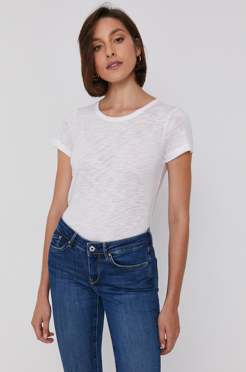 Sisley t shirt n i feh r ANSWEAR.hu