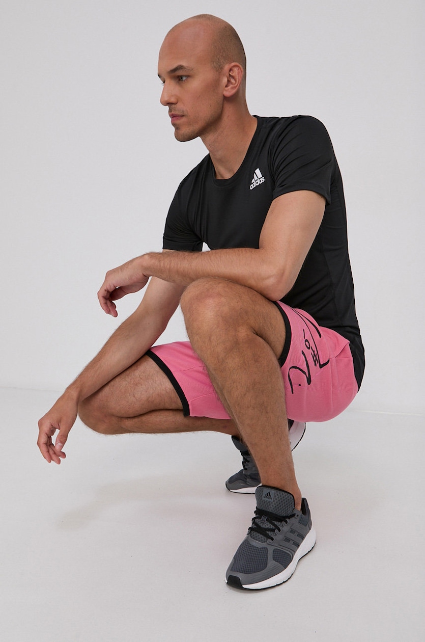 adidas Performance T-shirt GM5037 męski kolor czarny gładki | Answear.com