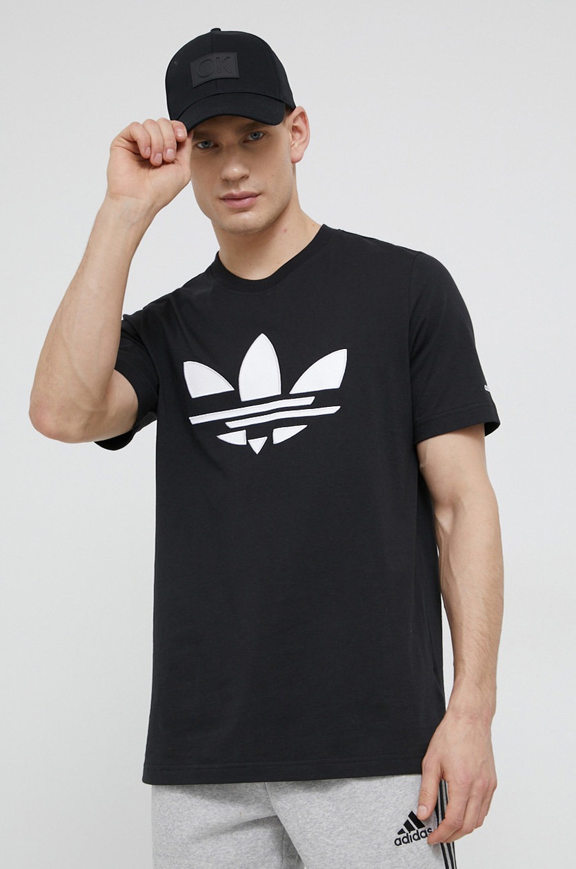 Хлопковая футболка adidas Originals 
