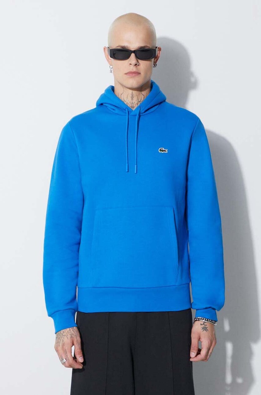 Royal blue lacoste sweatshirt hotsell