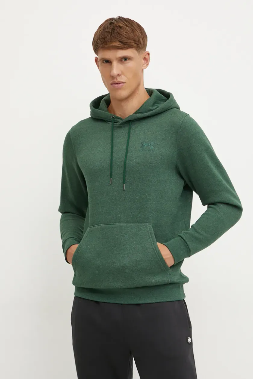 Felpa under armour verde on sale