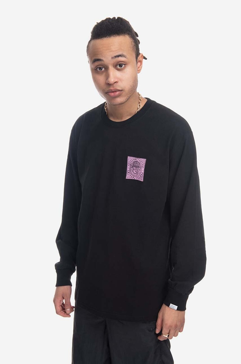 STAMP LOGO L/S TEE - BLACK / Tシャツ / 24'RTC-0802 STAMP LOGO L&frasl;S TEE \u2013 JOLLY ROGER