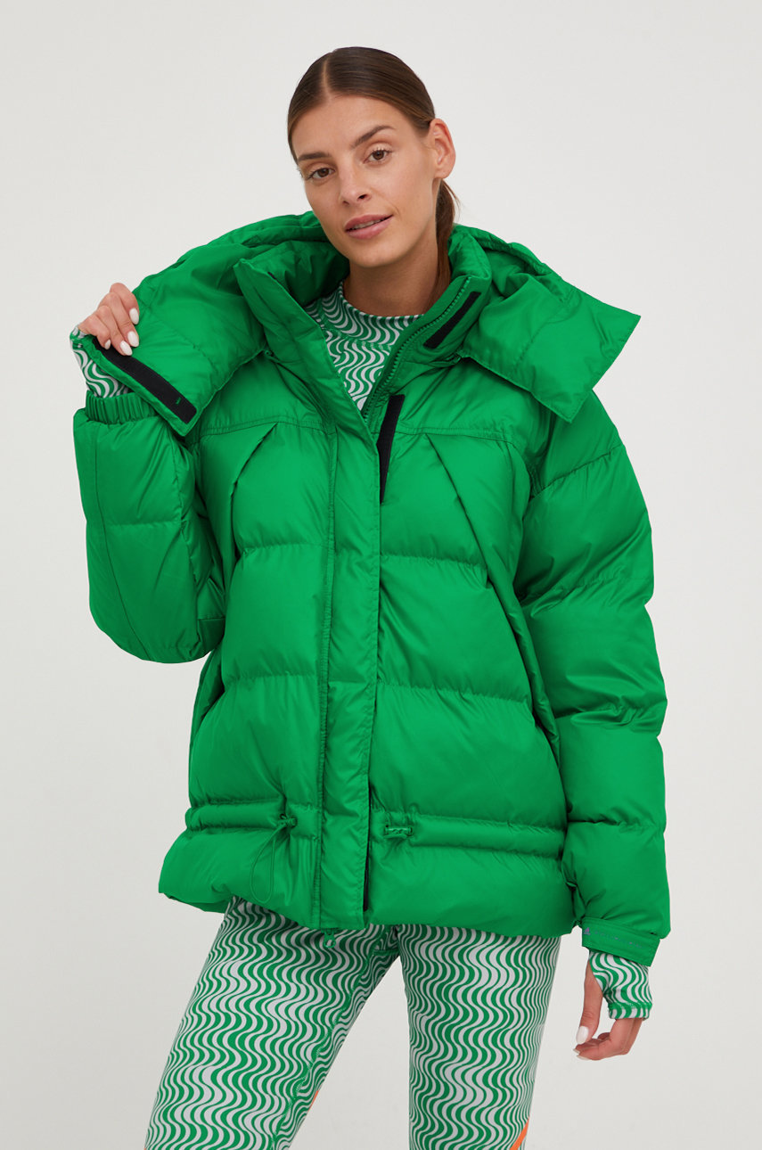 Спортивная куртка adidas by Stella McCartney цвет зелёный зимняя oversize | ANSWEAR.ua Спортивная куртка adidas by Stella McCartney цвет зелёный зимняя oversize | ANSWEAR.ua