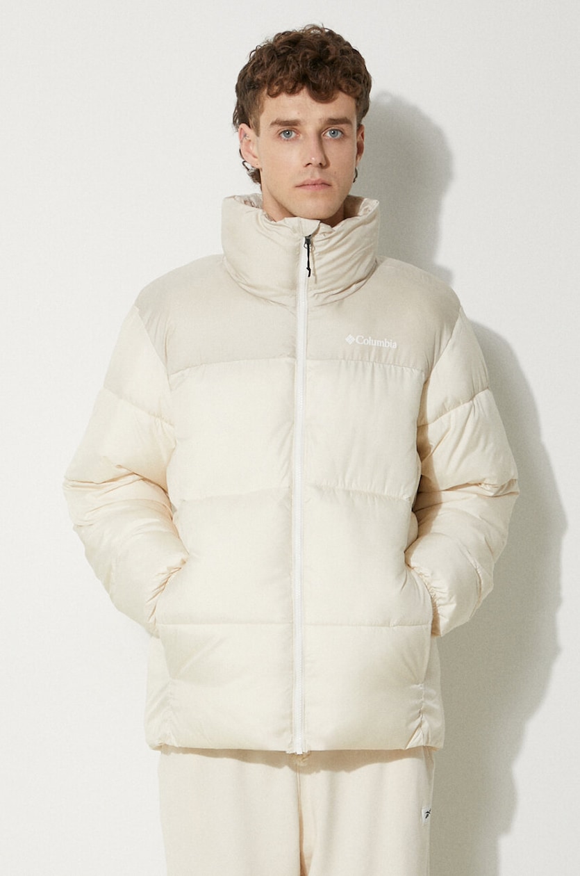 Columbia jacket M Puffect II Jacket men's gray color 2025821 at PRM US