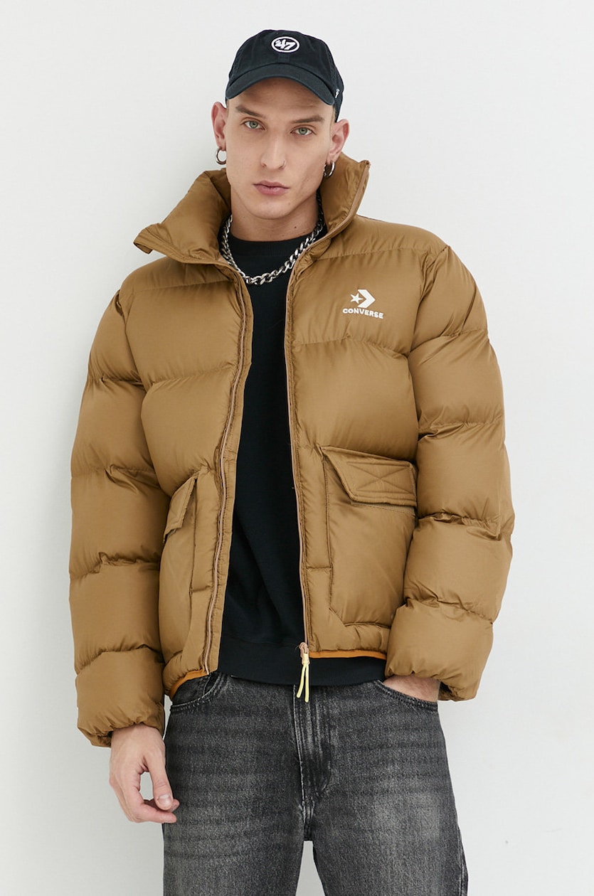 Converse jacket men s brown color buy on PRM