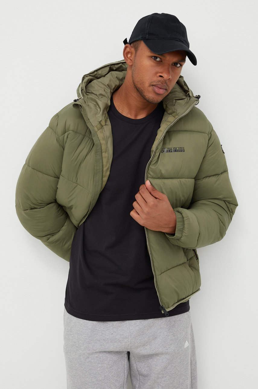 waarom emmer koolhydraat Napapijri jacket men's green color buy on PRM