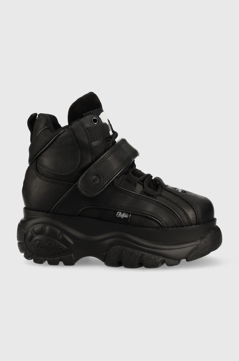 Scarpe Buffalo 1348-14 2.0 Plateau Uomo – Pelle Liscia, Suola Grossa, Allacciatura Con Cinturino, Traspiranti E Antiscivolo, Iconiche Sneakers Streetwear