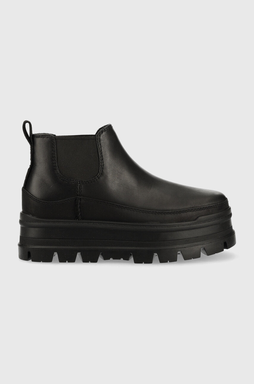 UGG leather chelsea boots W Merina women s black color buy on PRM