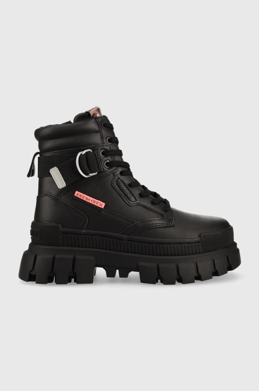 Cat Footwear Florencia Stivali Da Motociclista Donna - Pelle, Tacco 5 Cm, Chiusura Lampo