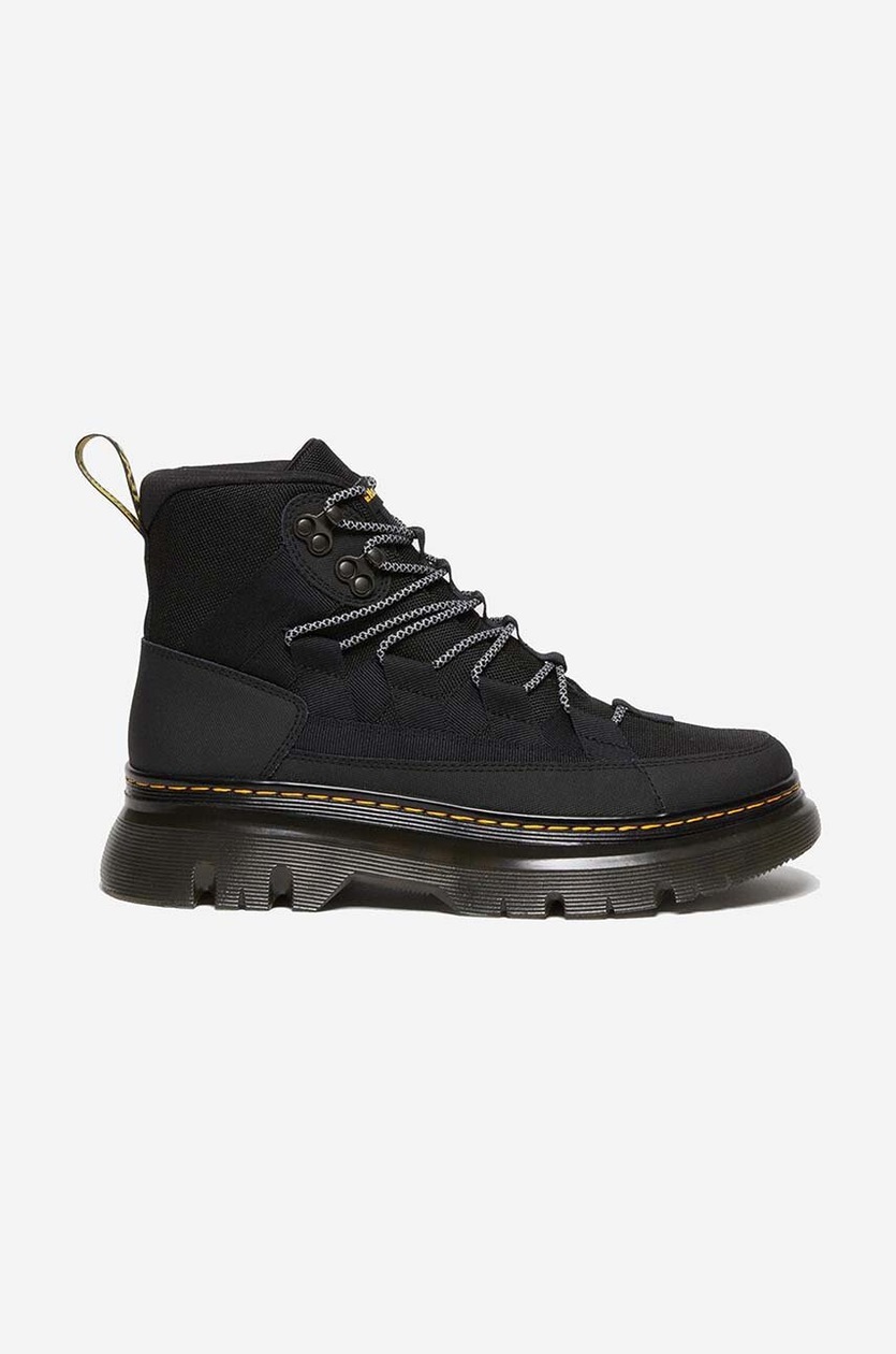 Dr. Martens leather biker boots x Rick Owens women's black color