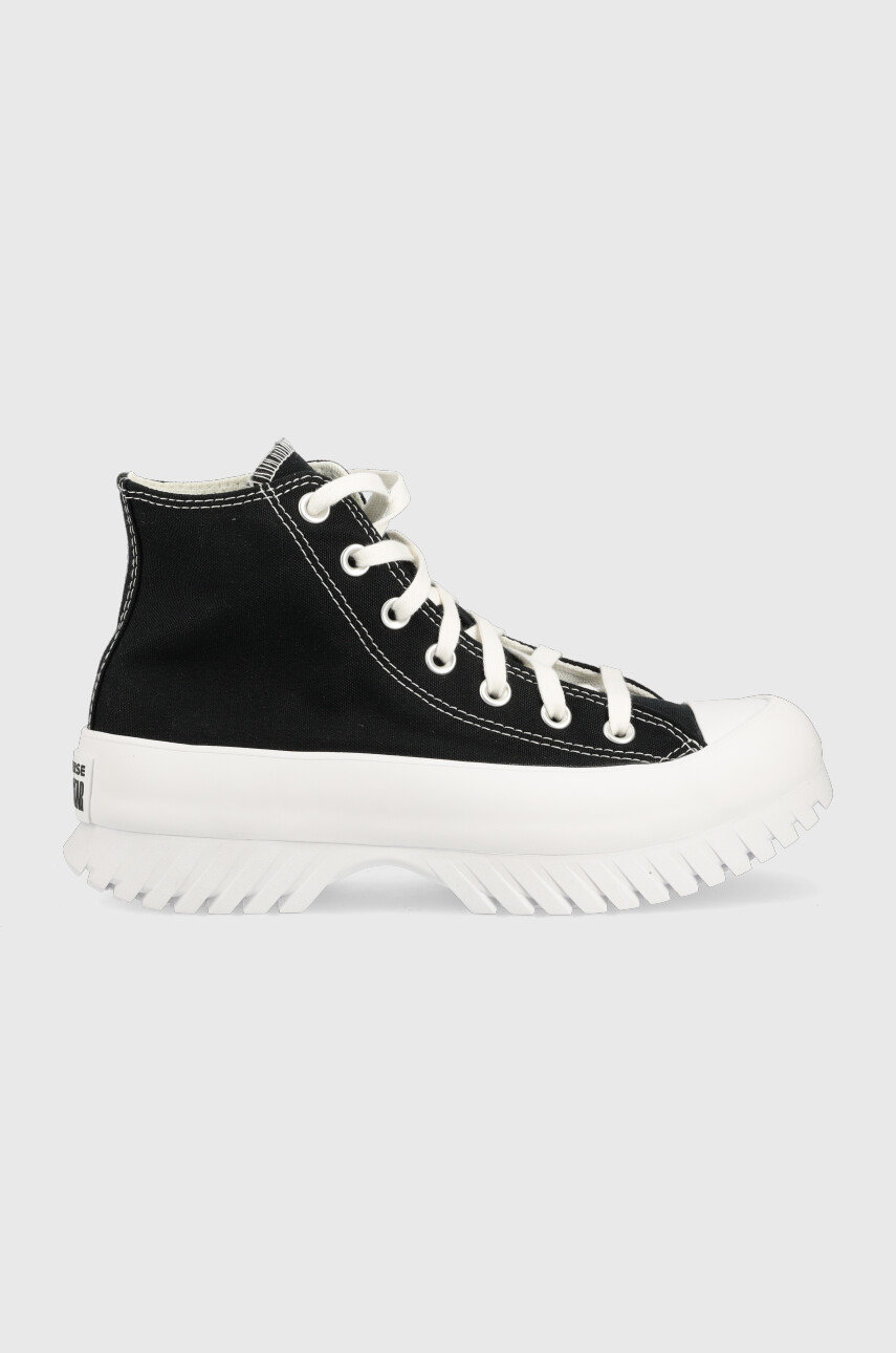 Converse Black Chuck Taylor All Star Lugged High Sneakers