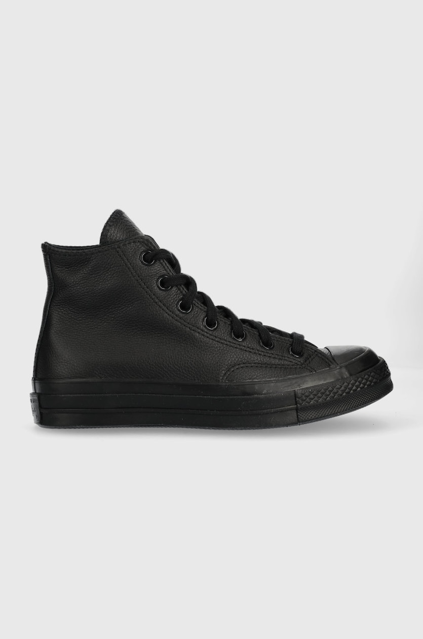 Converse leather trainers Chuck 70 Tonal Leather black color at PRM US
