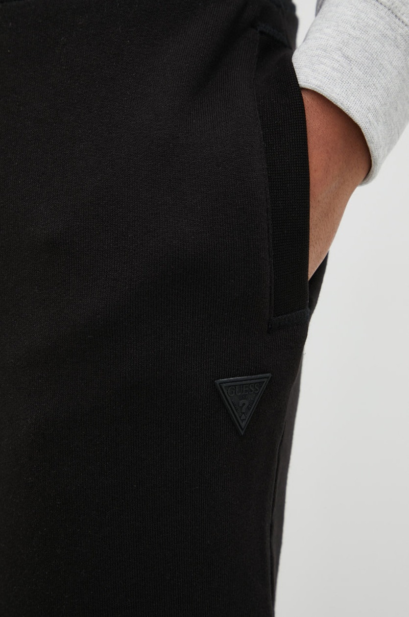 メンズウェア clubhaus GamePiste & GamePants Black Guess spodnie dresowe ALDWIN męskie kolor czarny gładkie