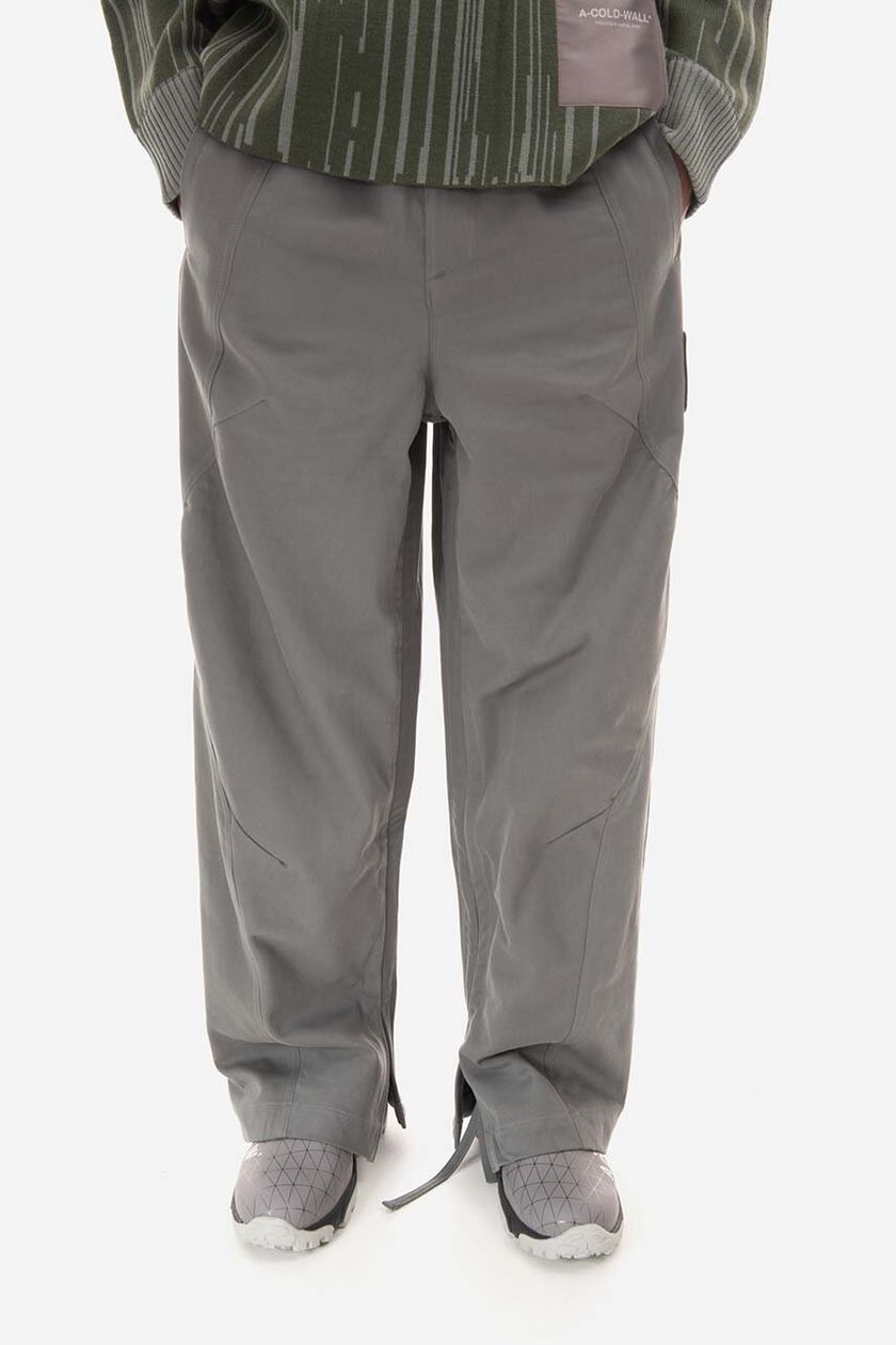 Cotton Drawcord Trouser Iron Grey ACWMB153