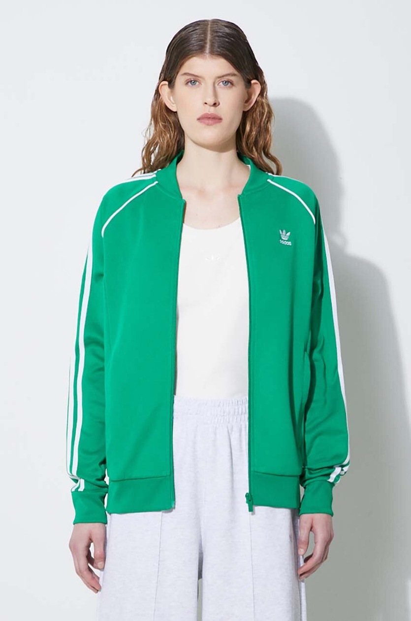 adidas Originals sweatshirt Firebird Tracktop women's green