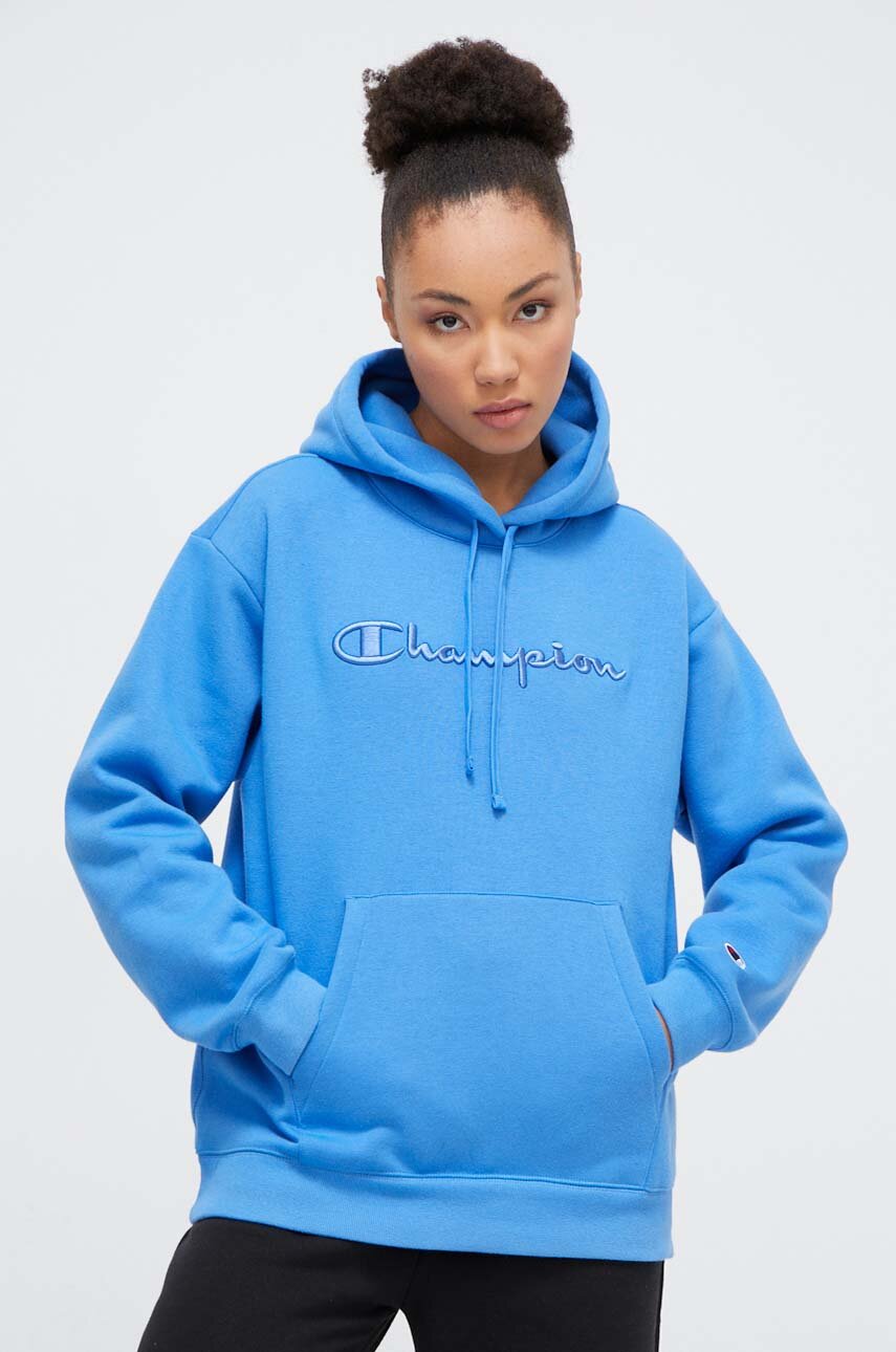 Champion felpa blu deals