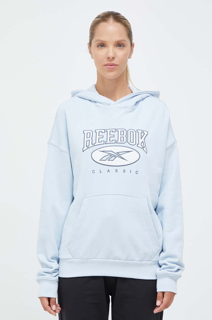 Felpa reebok donna cappuccio sale