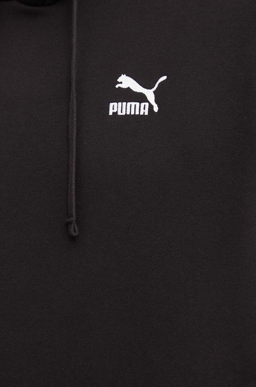 Puma classic embroidered overhead hooded top hot sale