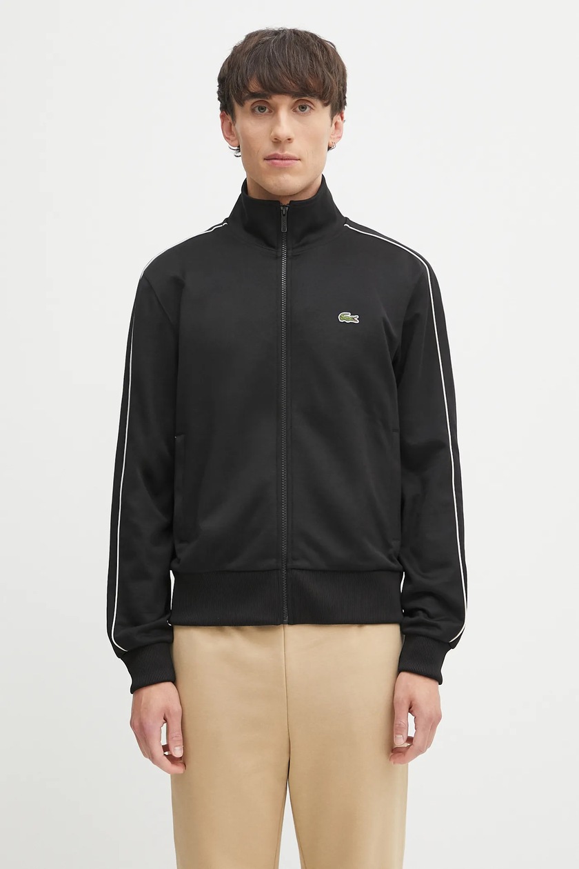 Lacoste zip-up sweatshirt Men's black SH1457 at PRM US