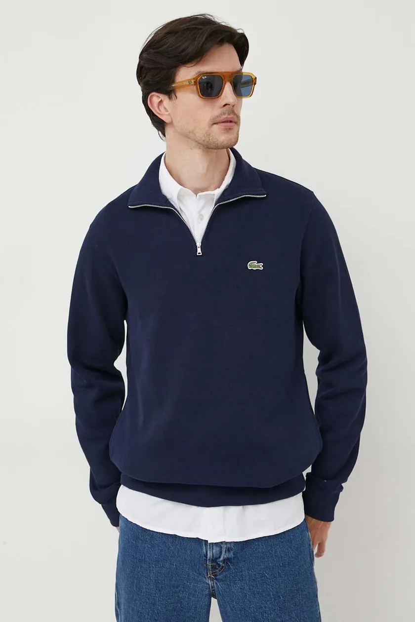 Lacoste HALF ZIP Sweatshirt Blue - Navy Blue