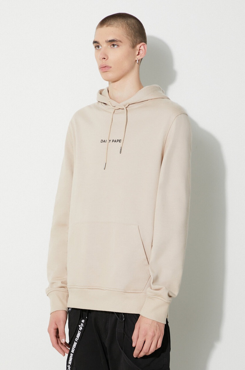 パーカー・フーディ DAILY PAPER Men Hoodies RUDO 2321101 OXFORD BEIGE Beige daily-paper-rudo-hoody-oxford-