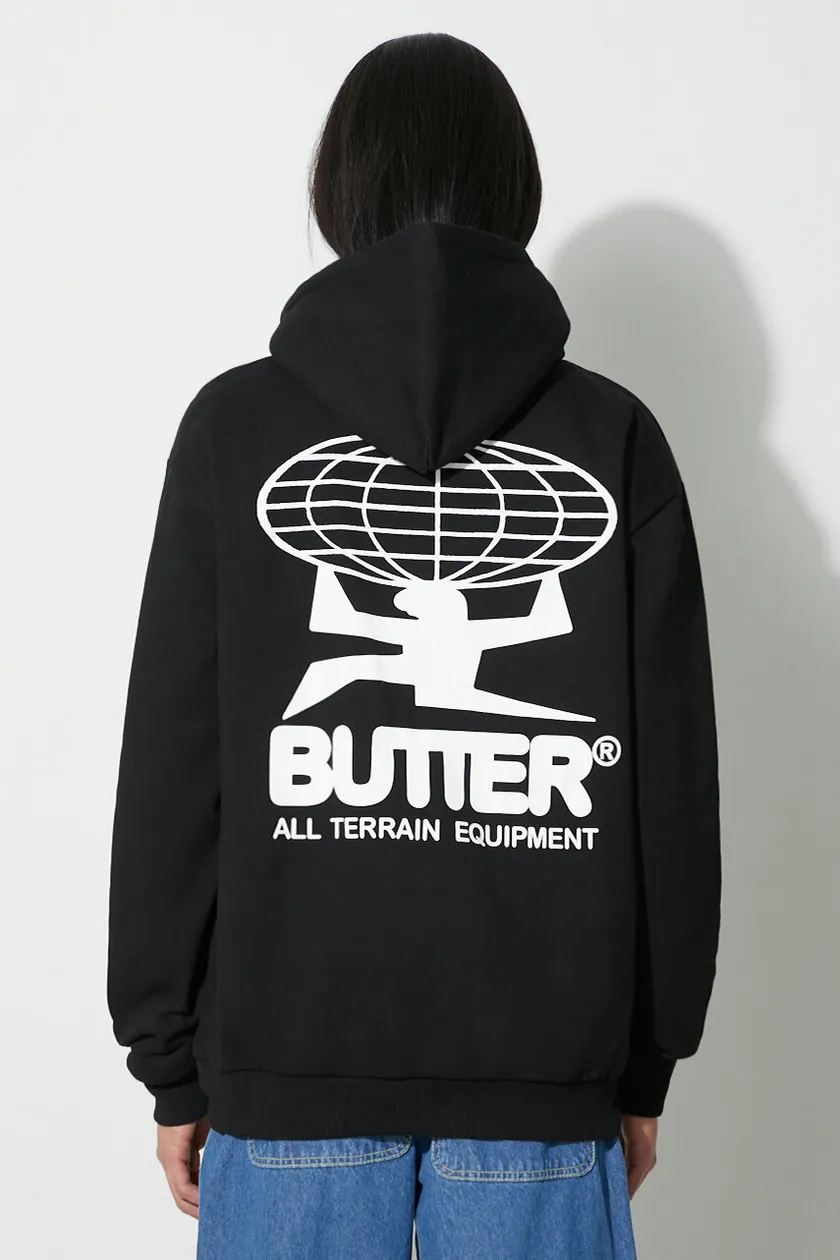 Butter Goods sweatshirt All Terrain Pullover Hood men s black