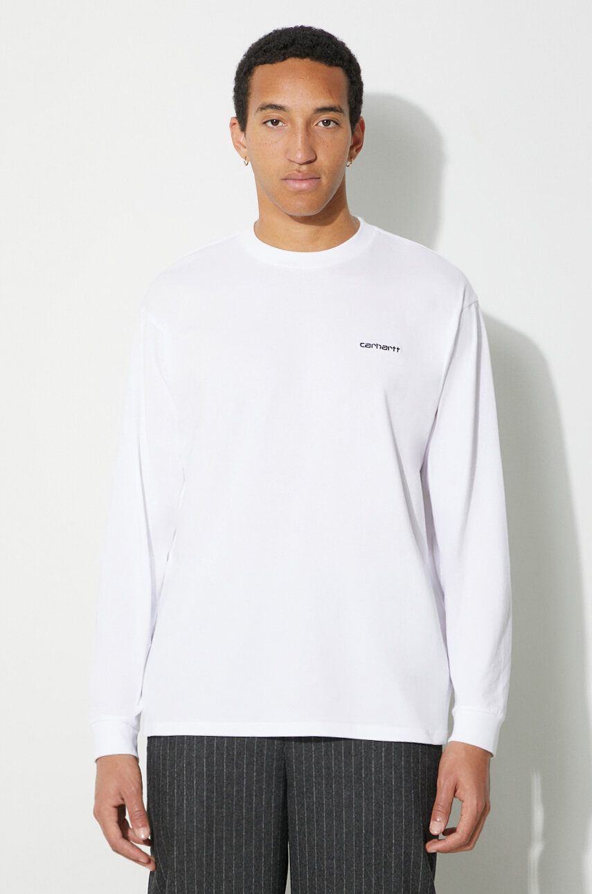 Carhartt WIP cotton longsleeve top white color at PRM US