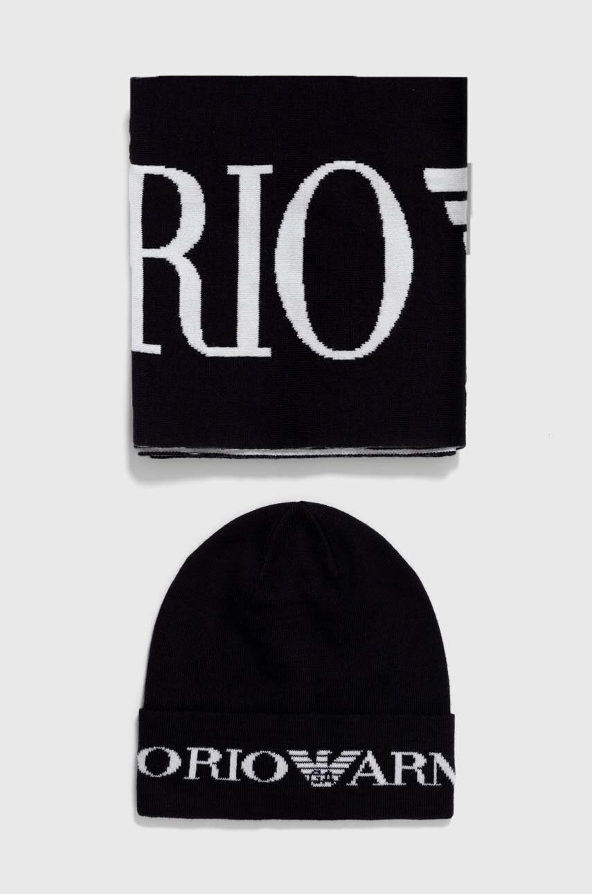 Cappello e sciarpa armani hot sale