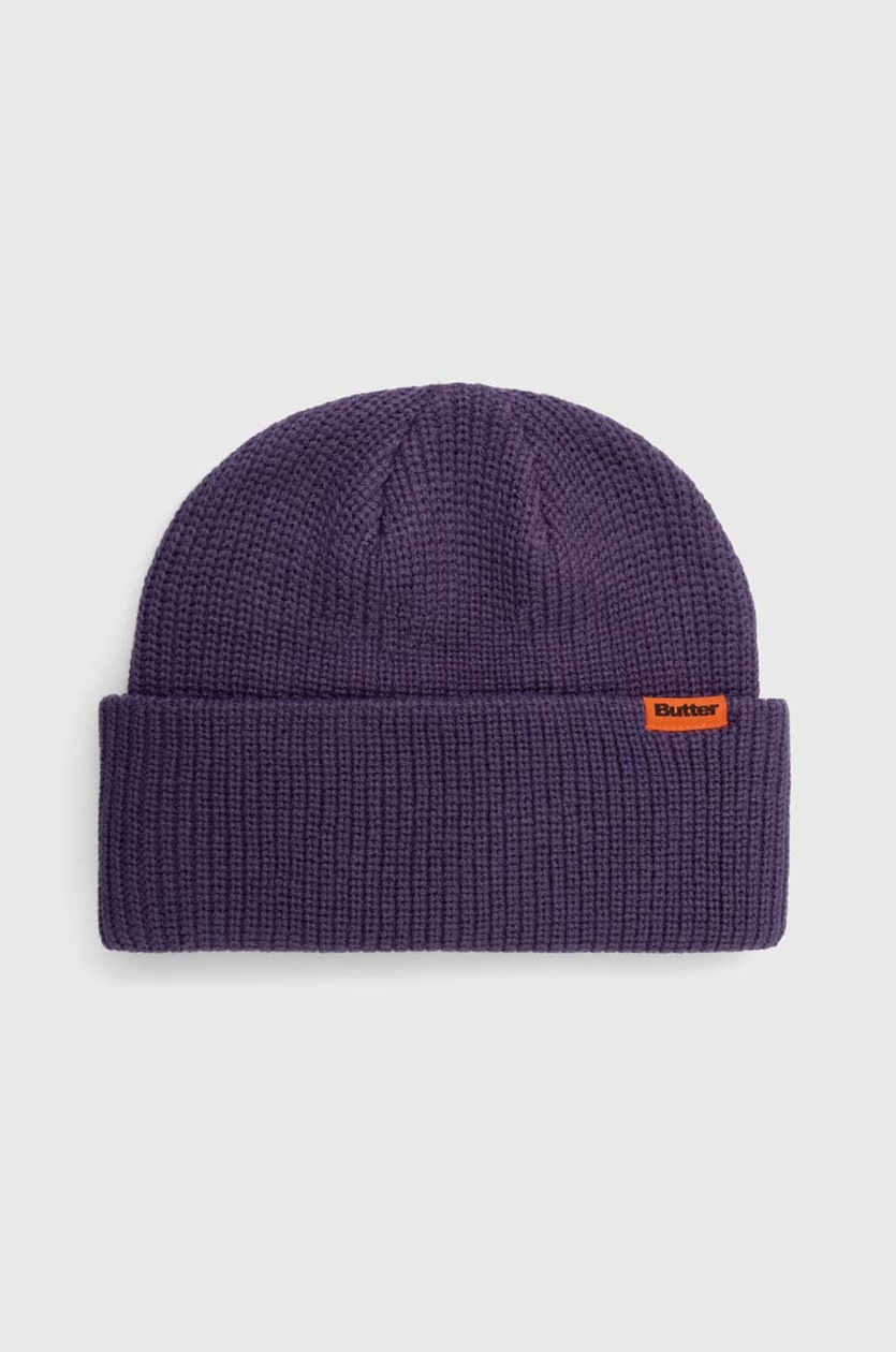 Butter Goods beanie Tall Wharfie Beanie violet color BGQ3235804 at