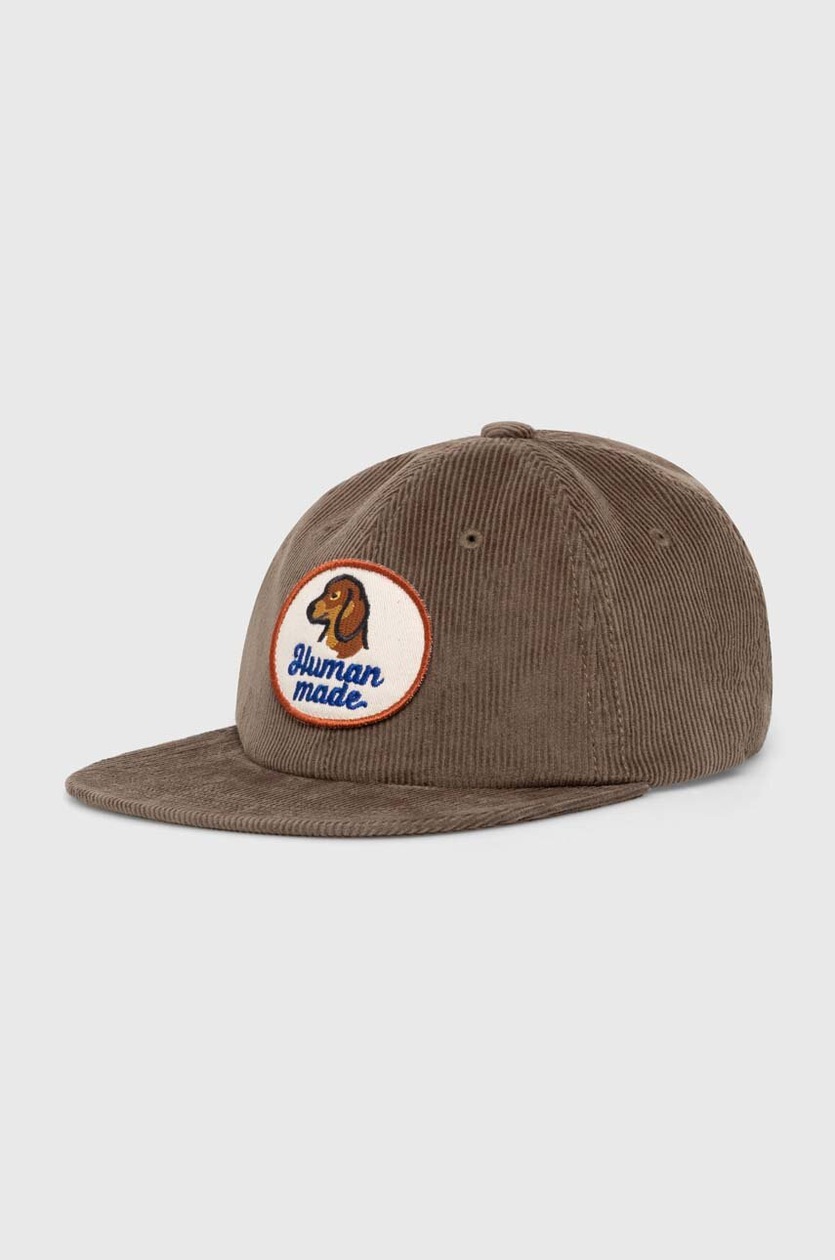 Human Made 6 Panel Corduroy gray color HM26GD011 at PRM US