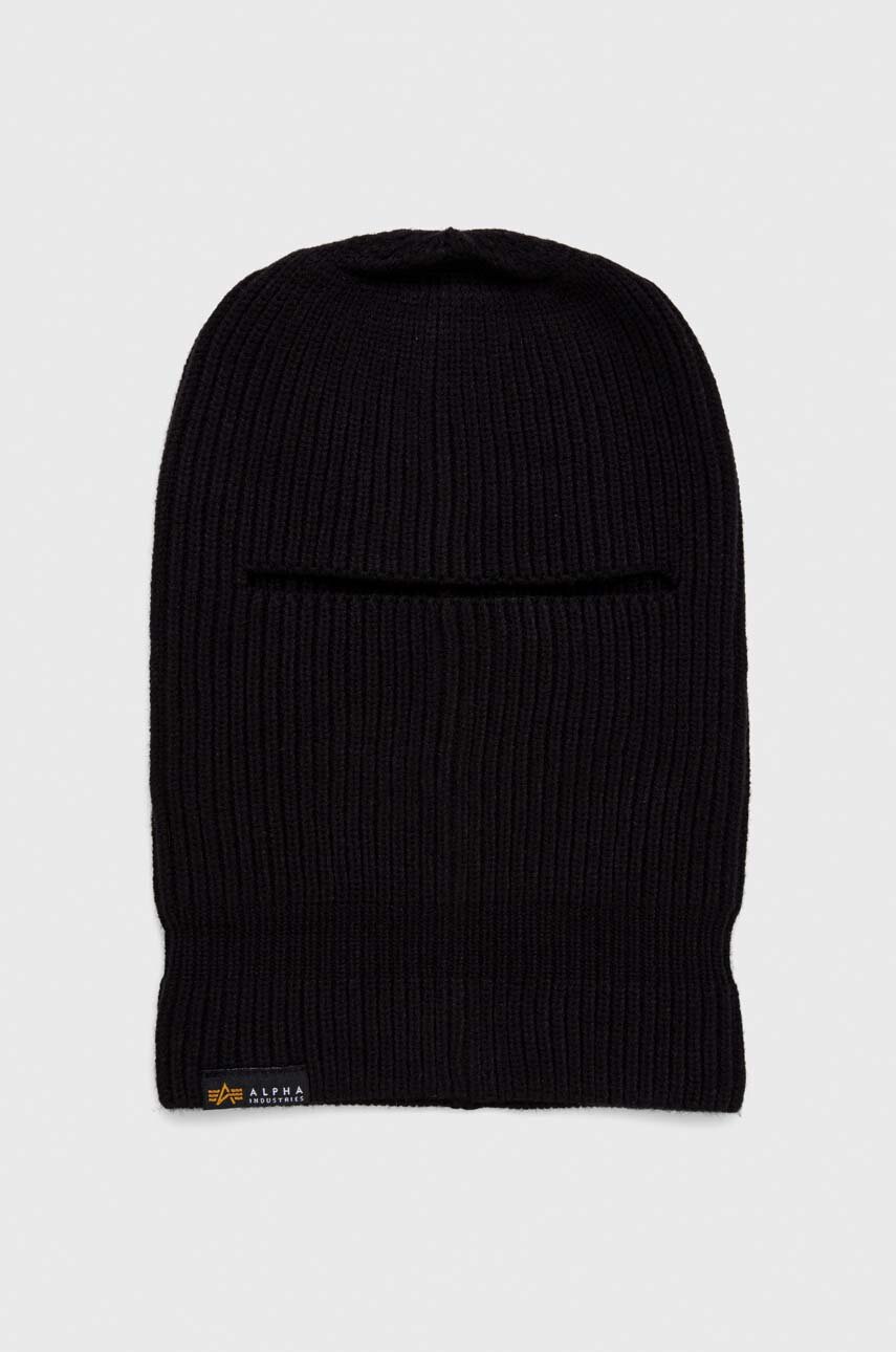 Alpha Industries balaclava Label Balaclava black color 138901.03 | buy on  PRM