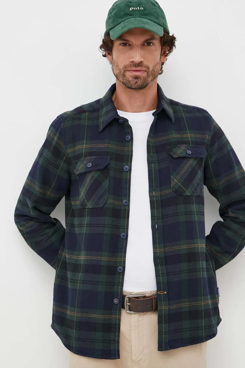 Barbour shirts mens store Green