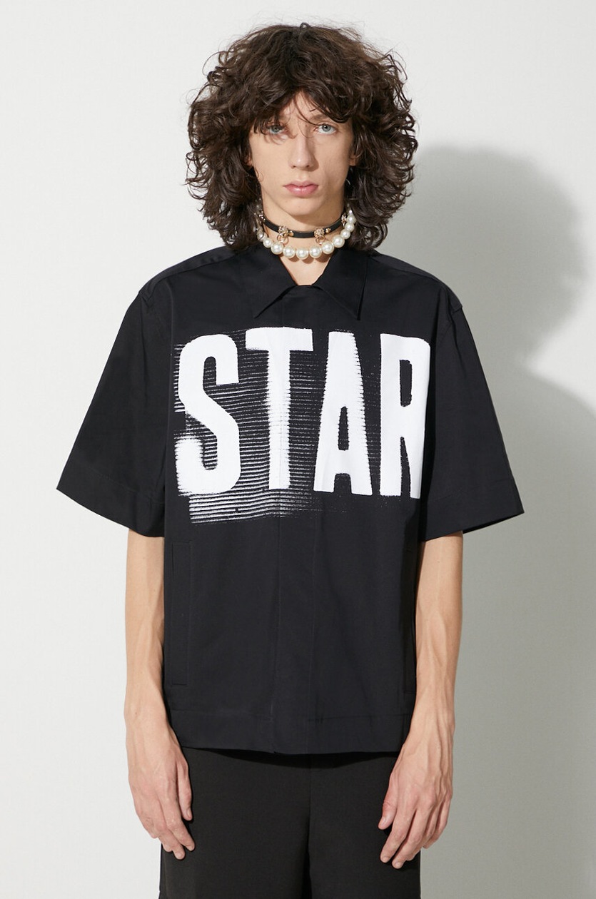 ★1017 ALYX 9SM★ ブラック Sneaker Print Tシャツ 1017 ALYX 9SM graphic-print cotton-blend T-Shirt | Black