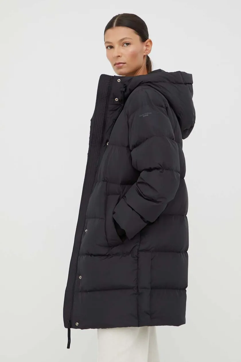 Пуховая куртка Marc OPolo DENIM женская цвет чёрный зимняя | ANSWEAR.ua