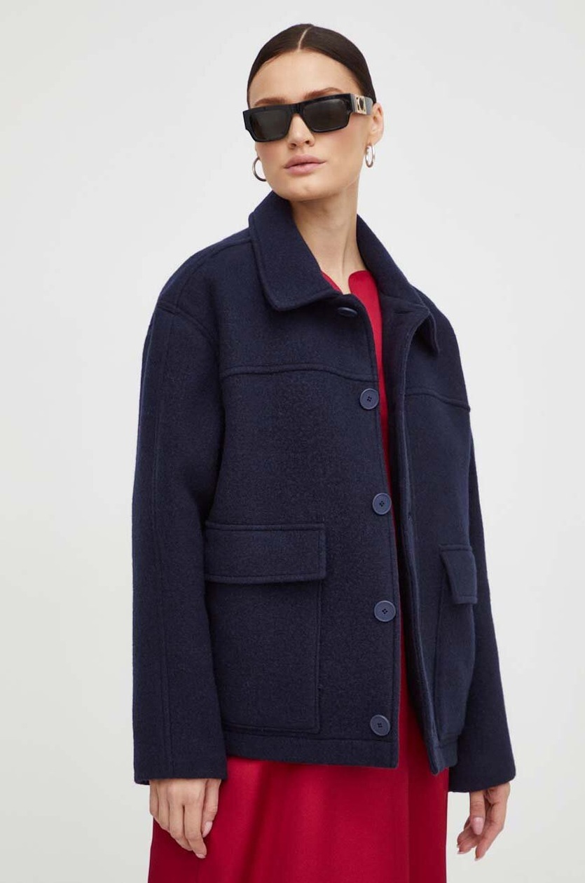 AMERI　OVER CHAMBRAY JACKET COAT A.P.C. Veste Jean US Jacket Stonewashed Indigo