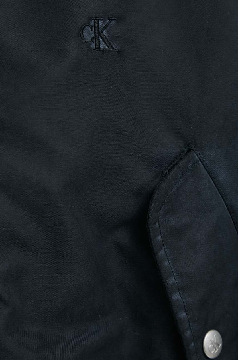 Calvin Klein Jeans kurtka bomber damski kolor czarny
