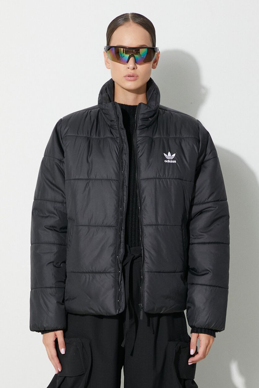 Куртка adidas Originals жіноча колір чорний зимова | купити на PRM UA Куртка adidas Originals жіноча колір чорний зимова | купити на PRM UA