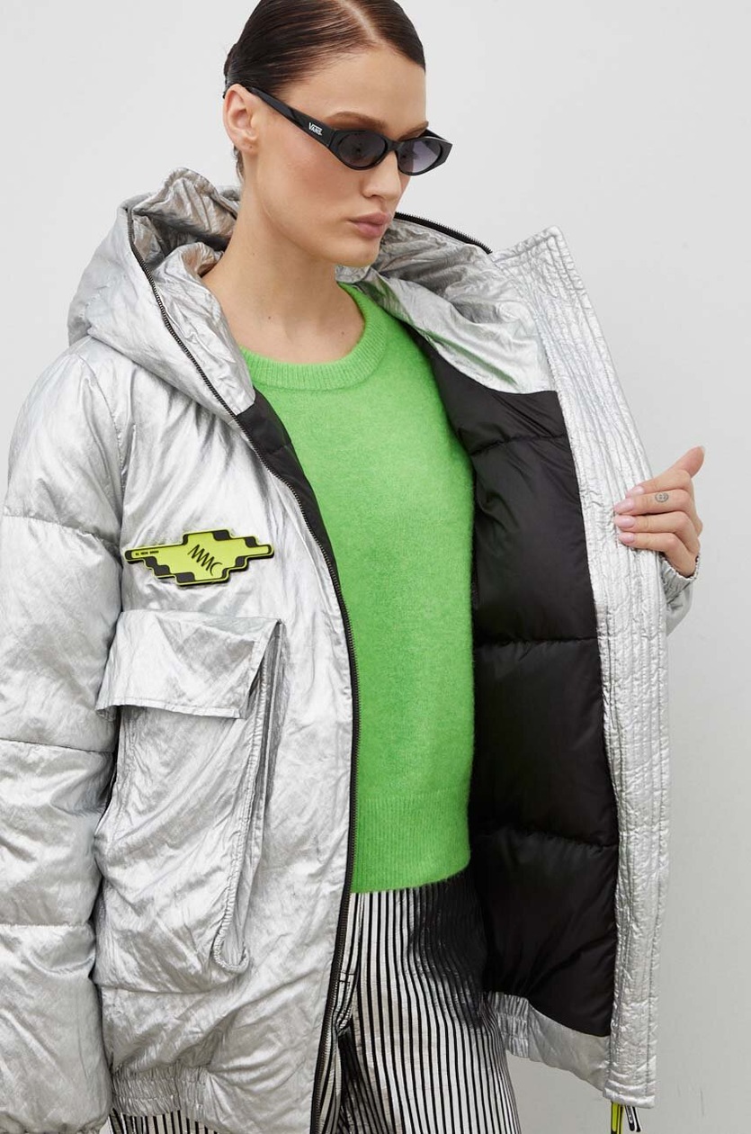 Silver Giubbotto Chiara Ferragni MMC STUDIO Piumino