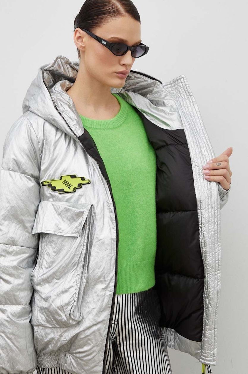 Silver Giubbotto Chiara Ferragni MMC STUDIO Piumino