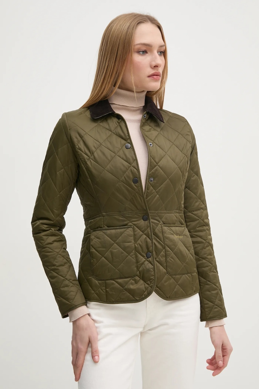 Barbour jacket women s green color LWX0667 at PRM US